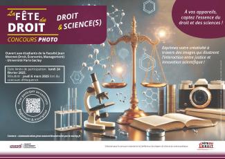 Affiche concours photo Fête du droit 2025